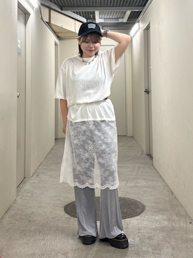 「SMELLY（スメリー）のアイテム」を使った、nagisaさん（骨格ストレート・レディース・154cm）の夏コーディネート