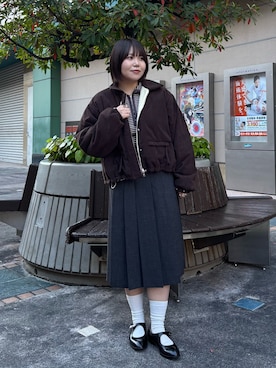 nagisaさん（骨格ストレート・レディース・154cm）の冬コーディネート