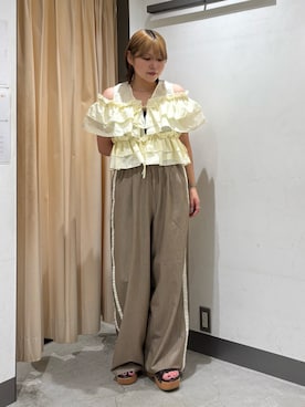 「アイテム（キャミソール）」を使った、nagisaさん（レディース・154cm）の夏コーディネート