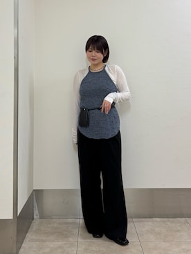 「KBF（ケイビーエフ）のアイテム（シューズ）」を使った、nagisaさん（レディース・154cm）の春コーディネート