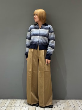 「アイテム（メガネ）」を使った、nagisaさん（レディース・154cm）の秋コーディネート