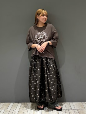 「OOFOS（ウーフォス）のアイテム」を使った、nagisaさん（骨格ストレート・レディース・154cm）の夏コーディネート