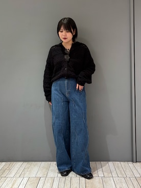 「アイテム（メガネ）」を使った、nagisaさん（レディース・154cm）の秋コーディネート