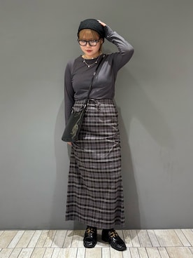 「アイテム（ニットキャップ/ビーニー）」を使った、nagisaさん（レディース・154cm）の夏コーディネート