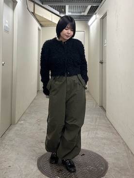 「アイテム（ローファー）」を使った、nagisaさん（レディース・154cm）の秋コーディネート