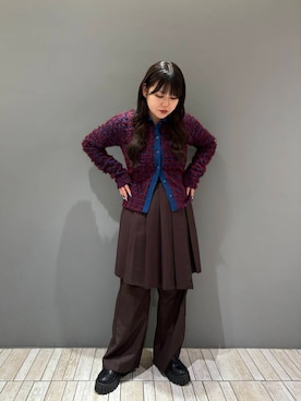 「KBF（ケイビーエフ）のアイテム（トップス）」を使った、nagisaさん（レディース・154cm）の秋コーディネート