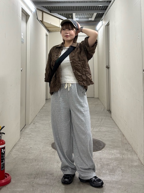 ワッシャーチェックシャツ