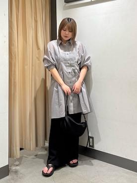 「OOFOS（ウーフォス）のアイテム」を使った、nagisaさん（骨格ストレート・レディース・154cm）の夏コーディネート