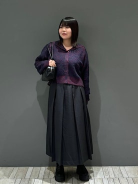 「KBF（ケイビーエフ）のベストセパレートワンピース（ワンピース）」を使った、nagisaさん（レディース・154cm）の秋コーディネート