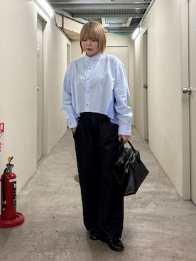 「アイテム（ローファー）」を使った、nagisaさん（レディース・154cm）の夏コーディネート
