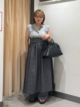 「OOFOS（ウーフォス）のアイテム」を使った、nagisaさん（骨格ストレート・レディース・154cm）の夏コーディネート