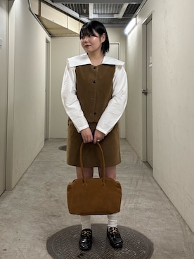 「アイテム（その他アウター）」を使った、nagisaさん（レディース・154cm）の秋コーディネート