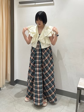 「RODE SKO」｜「アイテム（サンダル）」を使った、nagisaさん（レディース・153cm）の夏コーディネート