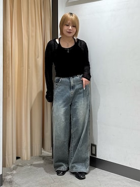「アイテム（その他トップス）」を使った、nagisaさん（レディース・154cm）の秋コーディネート