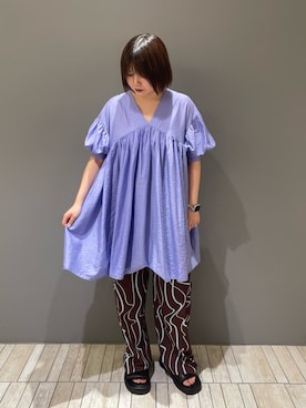 「RODE SKO」｜「アイテム（サンダル）」を使った、nagisaさん（レディース・153cm）の夏コーディネート