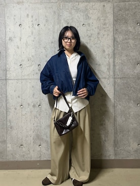 Nanaさん（レディース・156cm）の秋コーディネート