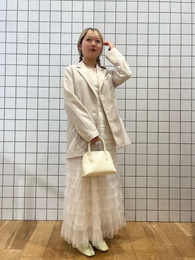 Nanaさん（レディース・155cm）の春コーディネート