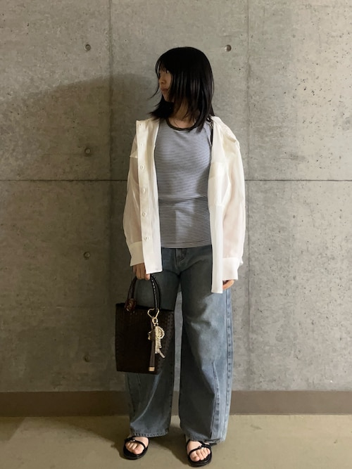 別注』Healthknit×SENSE OF PLACE ボーダータンクトップ（タンクトップ