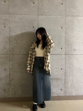 「アイテム（スリッポン）」を使った、Nanaさん（レディース・155cm）の夏コーディネート