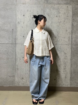 Nanaさん（レディース・155cm）の夏コーディネート