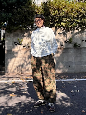 「アイテム（ストール/ショール）」を使った、amorehirosukeさん（メンズ・173cm）の秋コーディネート