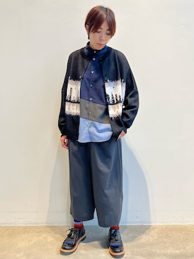 「FRAPBOIS」｜「アイテム（その他シューズ）」を使った、namikiさん（レディース・166cm）の夏コーディネート