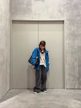 「アイテム（マウンテンパーカー）」を使った、yuu さん（レディース・147cm）の秋コーディネート