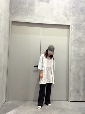 「アイテム（キャミソール）」を使った、yuu さん（レディース・147cm）の夏コーディネート