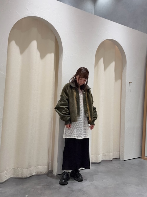 etsintaファー切替ショートスタンドジャケット etsinta】ファー切替ショートスタンドジャケット/WEB限定カラー