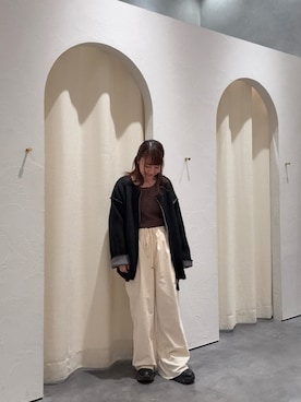 yuu さん（骨格ナチュラル・レディース・147cm）の冬コーディネート