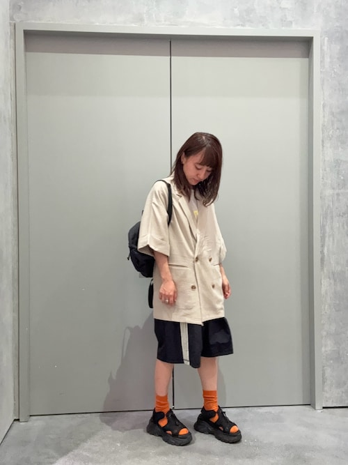 セール】【etsinta／エシンタ】リメイクジャージーハーフパンツ