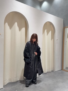 「アイテム（モッズコート）」を使った、yuu さん（レディース・147cm）の秋コーディネート