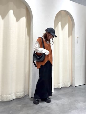 yuu さん（骨格ナチュラル・レディース・147cm）の秋コーディネート
