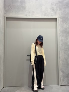 「CIAOPANIC TYPY（チャオパニックティピー）のアイテム（カーディガン/ボレロ）」を使った、yuu さん（レディース・147cm）の夏コーディネート