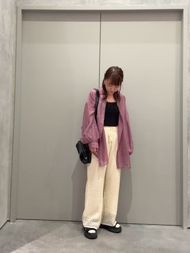 「CIAOPANIC TYPY（チャオパニックティピー）のアイテム」を使った、yuu さん（骨格ナチュラル・レディース・147cm）の夏コーディネート