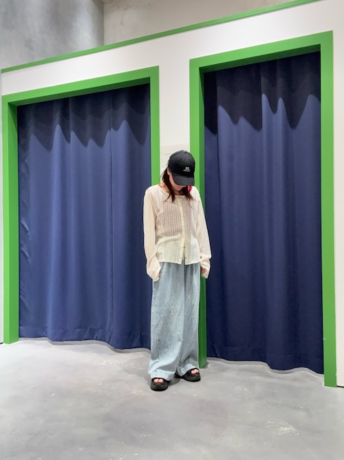 【低身長・高身長対応/サイズ展開あり】【新色追加】柔らかワイドイージーデニム