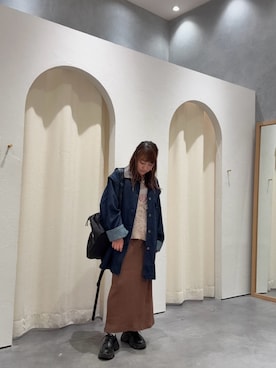 「CIAOPANIC TYPY（チャオパニックティピー）のアイテム（その他アウター）」を使った、yuu さん（レディース・147cm）の秋コーディネート