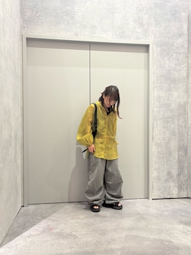 「アイテム（カーゴパンツ）」を使った、yuu さん（レディース・147cm）の夏コーディネート