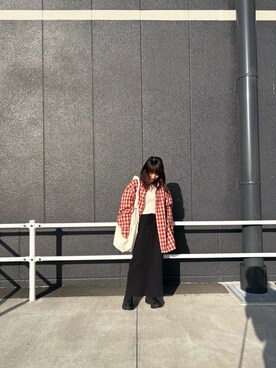 「カジュアルガーリー」｜yuu さん（レディース・147cm）の春コーディネート