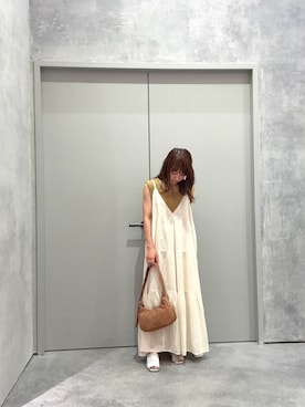 「アイテム（ワンピース/ドレス）」を使った、yuu さん（レディース・147cm）の夏コーディネート