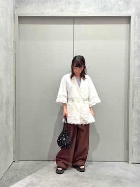 「CIAOPANIC TYPY（チャオパニックティピー）のアイテム」を使った、yuu さん（骨格ナチュラル・レディース・147cm）の夏コーディネート
