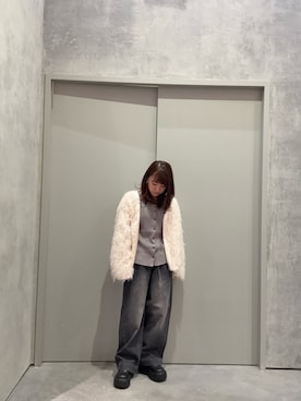 「CIAOPANIC TYPY（チャオパニックティピー）のアイテム（ブルゾン）」を使った、yuu さん（レディース・147cm）の冬コーディネート