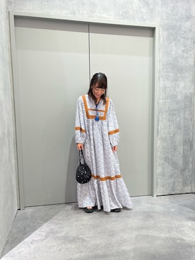 「CIAOPANIC TYPY（チャオパニックティピー）のアイテム（ワンピース/ドレス）」を使った、yuu さん（レディース・147cm）の夏コーディネート