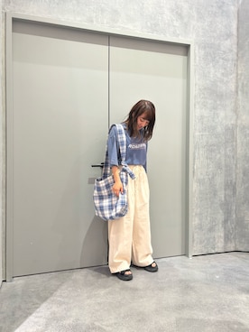 「CIAOPANIC TYPY（チャオパニックティピー）のアイテム」を使った、yuu さん（骨格ナチュラル・レディース・147cm）の夏コーディネート