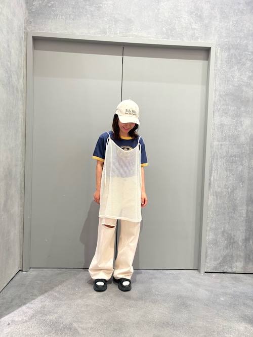 セール】【GEVACO】グラフィック半袖ワッフルリンガーTEE（T