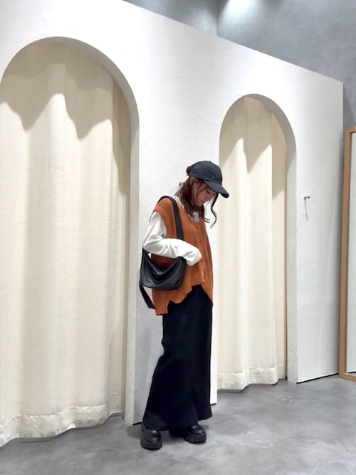 ★未使用　IENA LA BOUCLE メランジハンドニットベスト★ 2025ss／IENA LA BOUCLE／メランジハンドニットベスト／かぎ編み