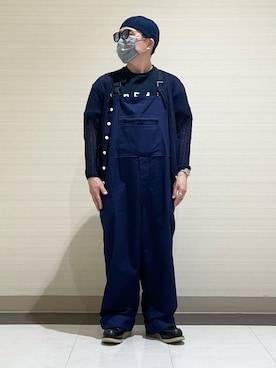 「Needles（ニードルス）のアイテム（トップス）」を使った、3ckechinさん（メンズ・159cm）の春コーディネート