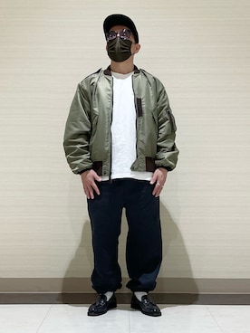 「アイテム（パンツ）」を使った、3ckechinさん（メンズ・159cm）の秋コーディネート