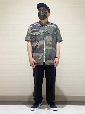 「アイテム（帽子）」を使った、3ckechinさん（メンズ・159cm）の夏コーディネート