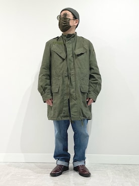 「REGAL（リーガル）のアイテム」を使った、3ckechinさん（メンズ・159cm）の冬コーディネート